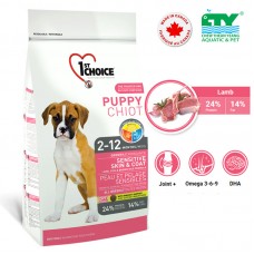 1ST CHOICE PUPPY GROWTH SENSITIVE SKIN & COAT 2.72KG CTY