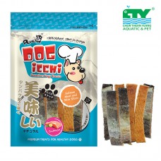 PEPETS DOGIECHI SALMON MEAT & SKIN 100G