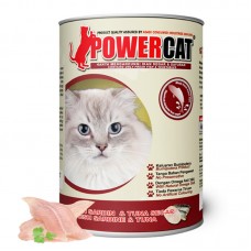 POWERCAT CAT CANNED FOOD SARDINE AND TUNA 400G