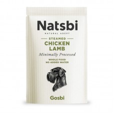 NATSBI STEAMED CHICKEN LAMB FOR DOG 200G CTY