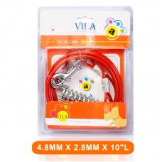 VILA TIE OUT PVC CABLE 4.8MMX2.8MMX10``  CTY