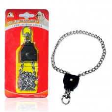 FUSS-DOG ADJUSTABLE CHAIN COLLAR 2.5MM X 16"