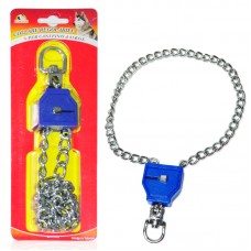 FUSS-DOG ADJUSTABLE CHAIN COLLAR 3.5MM X 22" CTY