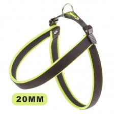 FERPLAST AGILA FLUO 4 HARNESS YELLOW 20MM CTY