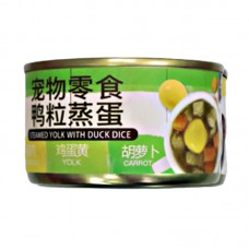 PACK N PRIDE STEAMED DUCK DICE W/CHICKEN EGG YOLK 100G CTY