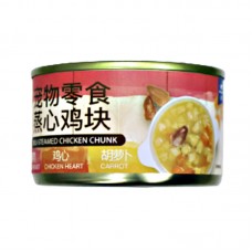 PACK N PRIDE STEAMED CHICKEN HEART AND CARROT 100G CTY