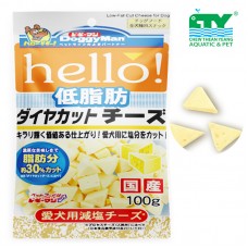 DOGGYMAN HELLO! LOW-FAT DIAMOND CUT CHEESE 100G