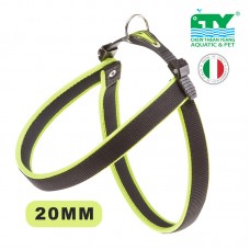 FERPLAST AGILA FLUO 5 HARNESS YELLOW 20MM