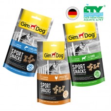 GIMDOG SPORTSNACKS MINI BONES WITH POULTRY 60G CTY