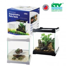 ISTA MULTI FUNCTIONAL AQUARIUM TANK BLACK M 16CM X 16CM X 16CM