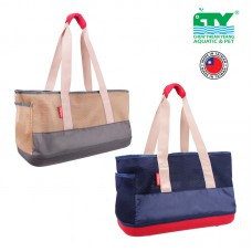 IBIYAYA BREATHABLE PET CARRIER  KHAKI 48CML X 20CMW X 27CMH