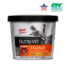 NUTRI-VET HAIRBALL SOFT CHEWS FOR CATS 85G CTY