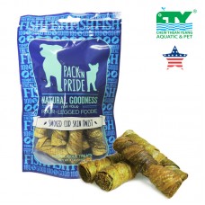 PACK N PRIDE SMOKED COD SKIN TWIST 113G CTY