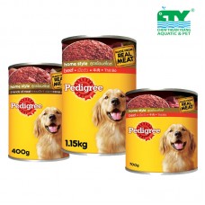 PEDIGREE HOME STYLE BEEF CANNED FOOD 1.15KG CTY