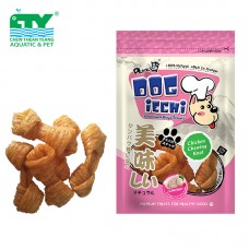 PEPETS DOGIECHI CHICKEN CHEWING KNOT 80G