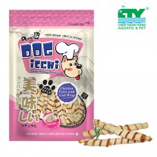 PEPETS DOGIECHI CHICKEN TWIST WITH COD WRAP 100G