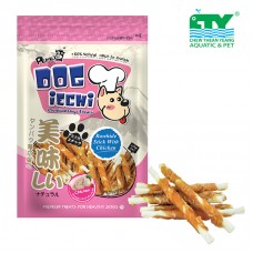 PEPETS DOGIECHI RAWHIDE STICK WITH CHICKEN 100G