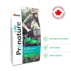 PRONATURE LIFE CAT FIT GREEN+ WITH DEBONED CHICKEN 340G CTY