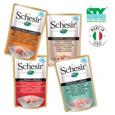 SCHESIR TUNA CHICKEN W/SHRIMPS 50G