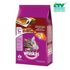 WHISKAS 1+ GRILLED SABA 1.2KG CTY