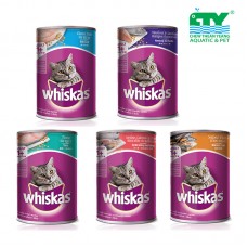 WHISKAS 1+ SEAFOOD PLATTER WET CAN FOOD 400G