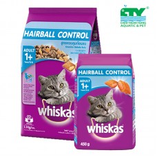 WHISKAS 1+ CHICKEN & TUNA HAIRBALL CONTROL 450G CTY