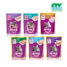 WHISKAS POUCH 1+ CHICKEN & TUNA IN GRAVY 85G