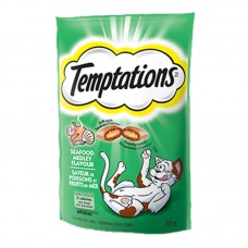 TEMPTATIONS CAT TREATS SEAFOOD MEDLEY 85G CTY