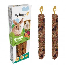 VADIGRAN STIXX RABBIT & GUINEA PIG VEGGIES X2 115G